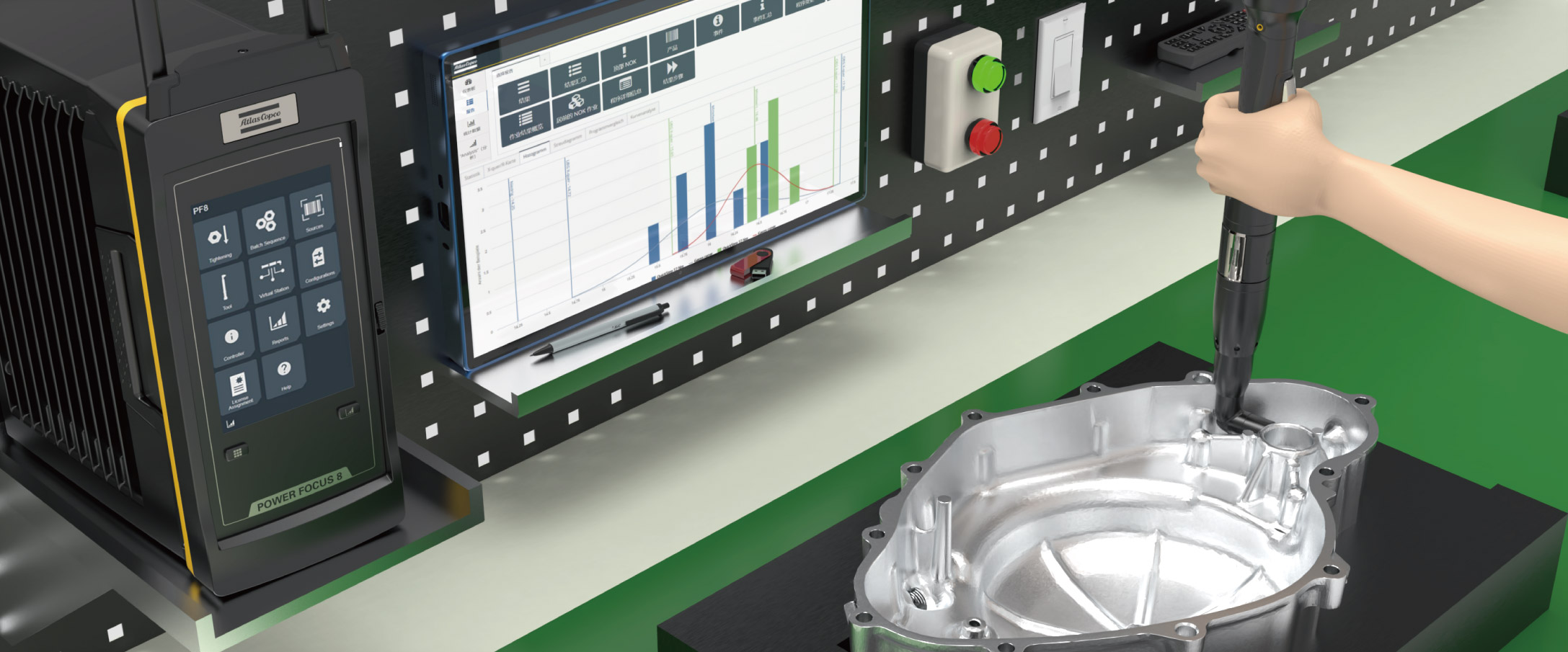 連桿蓋螺栓鎖附